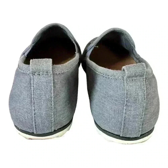 Bar III Holy Cow Embroidered Slip On Blue Flats Size 6.5 - Picture 5 of 6